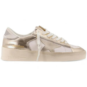 Golden Goose S[fO[X fB[X Xj[J[ yGolden Goose Stardan White Metallic Gold (Women's)z TCY US_W_11 White/Metallic Gold