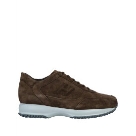 【送料無料】 ホーガン メンズ スニーカー シューズ Sneakers Dark brown