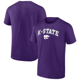 ファナティクス メンズ Tシャツ トップス Kansas State Wildcats Fanatics Branded Campus TShirt Purple