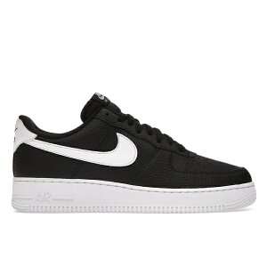 Nike �i�C�L �����Y �X�j�[�J�[ �yNike Air Force 1 Low '07 Black White Pebbled Leather�z �T�C�Y US_8.5(26.5cm) Black/White