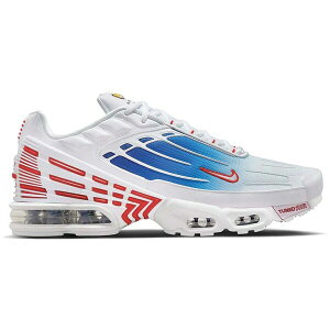 Nike �i�C�L �����Y �X�j�[�J�[ �yNike Air Max Plus 3 Vivid Blue Gradient�z �T�C�Y US_7(25.0cm) White/University Red/Deep Royal Blue