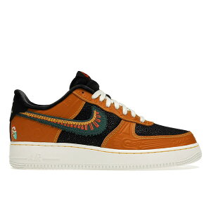 Nike �i�C�L �����Y �X�j�[�J�[ �yNike Air Force 1 Low Siempre Familia�z �T�C�Y US_7.5(25.5cm) Black/Orange-Green-Yellow