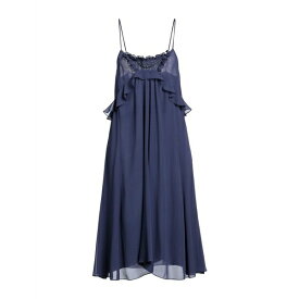 【送料無料】 イザベル マラン レディース ワンピース トップス Midi dresses Navy blue