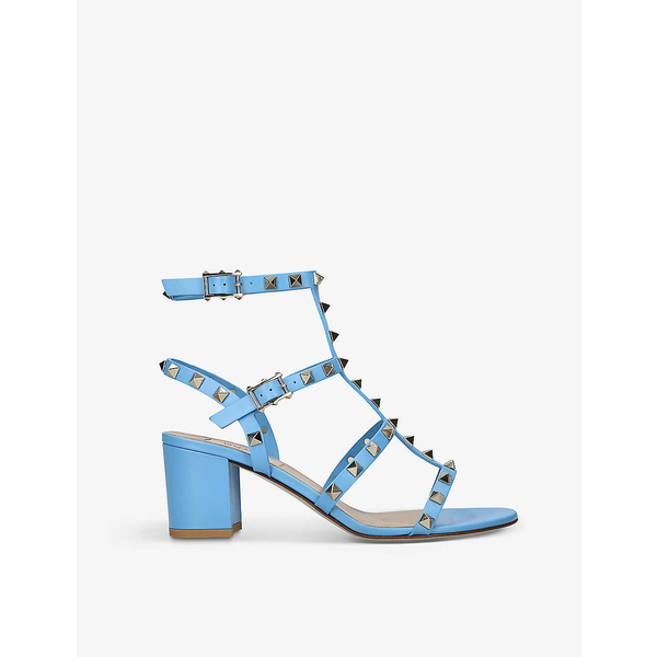 【大特価!!】ヴァレンティノ ガラヴァーニ レディース サンダル シューズ Rockstud leather heeled sandals Blue