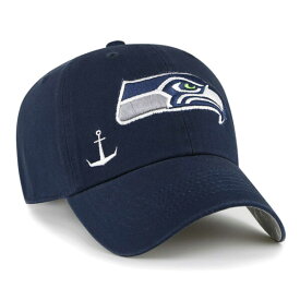 【送料無料】 フォーティーセブン レディース 帽子 アクセサリー Seattle Seahawks '47 Women's Confetti Icon Clean Up Adjustable Hat College Navy