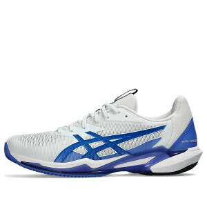 ASICS AVbNX Y Xj[J[ White/Tuna Blue yASICS Solution Speed FF 3 Clay 'White Tuna Blue' 1041A437-100z TCY US_11.5(29.5cm)