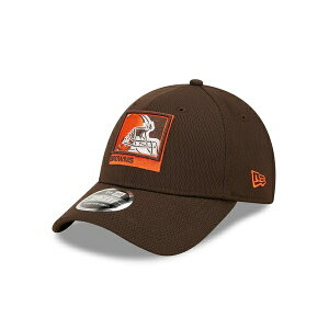 �j���[�G�� �����Y �X�q �A�N�Z�T���[ Men's Brown Cleveland Browns Framed AF 9FORTY Snapback Hat Brown