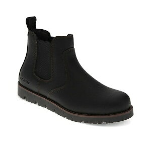 hbJ[Y Y u[c V[Y Men's Dylan Rugged Casual Chelsea Slip-On Boots Black