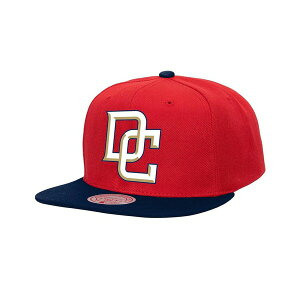 �~�b�`�F��&�l�X �����Y �X�q �A�N�Z�T���[ Men's Red Washington Nationals Cooperstown Collection Basic Flip Snapback Hat Red