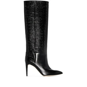 �p���e�L�T�X ���f�B�[�X �u�[�c �V���[�Y Crocodile-embossed boots Black