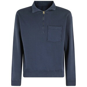 �t�H���e�� �����Y �|���V���c �g�b�v�X Half-zip polo shirt Blue