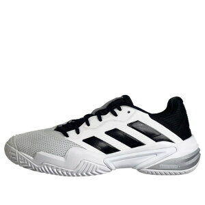 adidas �A�f�B�_�X �����Y �X�j�[�J�[ �yadidas Barricade 13 'White Black' IF0465�z �T�C�Y US_6(24.0cm)