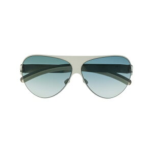 �}�C�L�[�^ �����Y �T���O���X�E�A�C�E�F�A �A�N�Z�T���[ Franz oversized sunglasses White