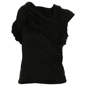 ���b�N�I�E�G���X ���f�B�[�X T�V���c �g�b�v�X Harness t draped top Black