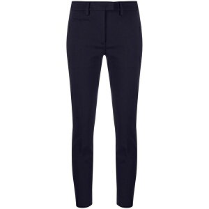 �h���_�b�v ���f�B�[�X �J�W���A���p���c �{�g���X Slim-cut cropped trousers Blue