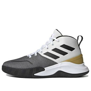 adidas �A�f�B�_�X �����Y �X�j�[�J�[ �yadidas Ownthegame Shoes Black/White/Yellow FY6010�z �T�C�Y US_12.5(30.5cm)