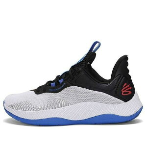 Under Armour A_[A[}[ Y Xj[J[ yUnder Armour Curry 2 HOVR Splash 'White Black' 3025636-100z TCY US_12(30.0cm)