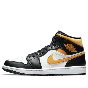 Air Jordan W[_ Y Xj[J[ yAir Jordan 1 Mid 'Black University Gold' 554724-177z TCY US_11.5(29.5cm)
