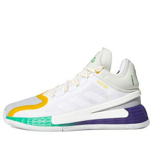 adidas �A�f�B�_�X �����Y �X�j�[�J�[ �yadidas D Rose 11 'White Yellow Green' FX7401�z �T�C�Y US_10.5(28.5cm)