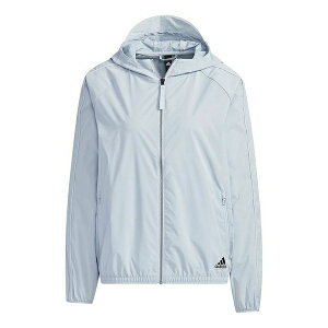 adidas AfB_X fB[X Xj[J[ y(WMNS) adidas Str Wb Film Casual Sports Hooded Jacket Light Blue GP0669z TCY US_W_S