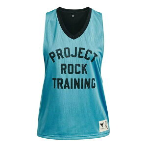 Under Armour アンダーアーマー レディース スニーカー 【(WMNS) Under Armour Project Rock Penny Mesh Reversible Tank 'Teal' 1377459-433】 サイズ US_W_S