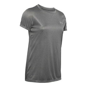 Under Armour A_[A[}[ fB[X Xj[J[ y(WMNS) Under Armour UA Velocity Solid Crew Short Sleeve Gray 1298706-090z TCY US_W_XL