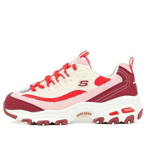 Skechers XPb`[Y fB[X Xj[J[ y(WMNS) Skechers D Lites 1.0 Splicing Dad Shoes Red/Pink 149906-RDPKz TCY US_6.5(23.5cm)