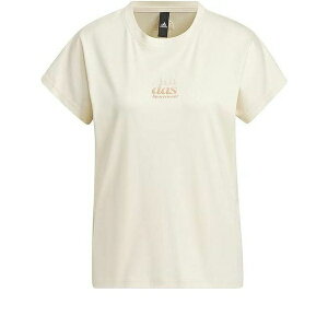 adidas AfB_X fB[X Xj[J[ y(WMNS) adidas 5 Miles Lounge Silky Touch T-shirt (Asia Sizing) 'Beige' IM8861z TCY US_W_S