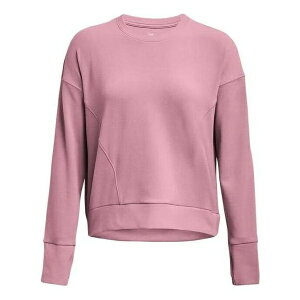 Under Armour A_[A[}[ fB[X Xj[J[ y(WMNS) Under Armour Unstoppable Fleece Crew 'Pink' 1379880-697z TCY US_W_S