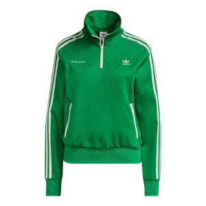adidas AfB_X fB[X Xj[J[ y(WMNS) adidas x Sporty & Rich Half-Zip Track Jacket 'Green' IB2156z TCY US_W_S