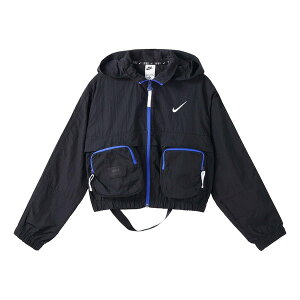Nike iCL fB[X Xj[J[ y(WMNS) Nike Sportswear City Utility Woven Jacket 'Black Blue' DV8035-010z TCY US_W_S