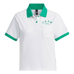 adidas AfB_X fB[X Xj[J[ y(WMNS) adidas Verbiage Polo Shirt 'White' IP3941z TCY US_W_XXL