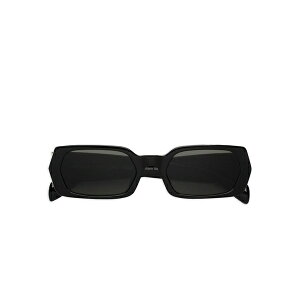 ���g���X�[�p�[�t���[�`���[ ���f�B�[�X �T���O���X���A�C�E�F�A �A�N�Z�T���[ Geometric frame sunglasses Black