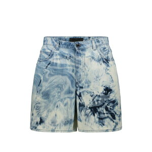 �A���x���^ �t�F���b�e�B ���f�B�[�X �f�j���p���c �{�g���X Marble-effect denim shorts Blue