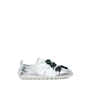 �V���[�l�E���V�� �����Y �X�j�[�J�[ �V���[�Y Ribbon ballerina sneakers Silver