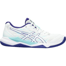 アシックス レディース フィットネス スポーツ ASICS Women's Gel-Tactic Volleyball Shoes White/Purple