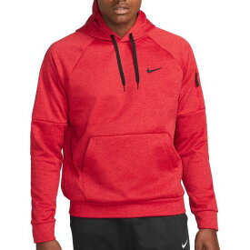 ナイキ メンズ パーカー・スウェットシャツ アウター Nike Men's Therma-FIT Pullover Hoodie Team Red
