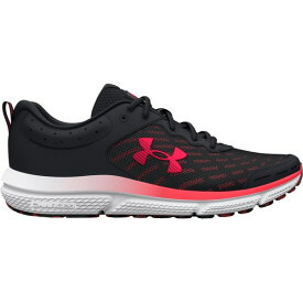 アンダーアーマー メンズ フィットネス スポーツ Under Armour Men's Charged Assert 10 Running Shoes Black/Black/Red