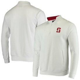 コロシアム メンズ ジャケット＆ブルゾン アウター Stanford Cardinal Colosseum Tortugas Logo QuarterZip Jacket White