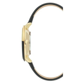 アンクライン レディース 腕時計 アクセサリー Nine West Women's Gold-Tone and Black Strap Watch, 36mm No Color