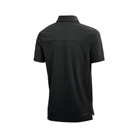 ナイキ レディース シャツ トップス Men's Heathered Black Ohio State Buckeyes Coach Performance Polo Shirt Heathered Black