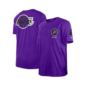 ニューエラ レディース Tシャツ トップス Men's Purple Los Angeles Lakers 2022/23 City Edition Elite Pack T-shirt Purple