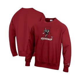 チャンピオン レディース パーカー・スウェットシャツ アウター Men's Crimson Alabama Crimson Tide Vault Logo Reverse Weave Pullover Sweatshirt Crimson