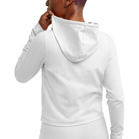 チャンピオン レディース ジャケット＆ブルゾン アウター Women's Soft Touch Zip-Front Hooded Jacket White