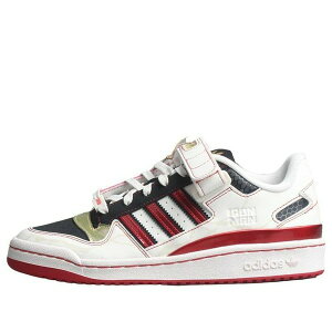 adidas �A�f�B�_�X �����Y �X�j�[�J�[ �t�H�[���� �yadidas Originals Forum Low x Iron Man Shoes 'White Red Black' IG3824�z �T�C�Y US_12(30.0cm)