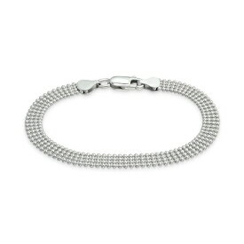 ジャニ ベルニーニ レディース ブレスレット・バングル・アンクレット アクセサリー Four Row Bead Chain Bracelet in 18k Gold-Plated Sterling Silver, Created for Macy's Silver