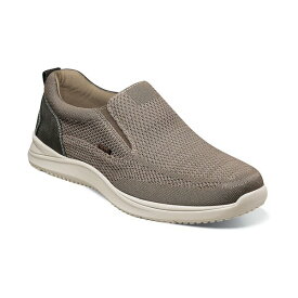 ノンブッシュ メンズ スリッポン・ローファー シューズ Men's Conway Knit Athletic Style Moc Toe Slip-On Loafer Taupe Mult