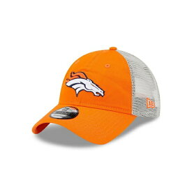 ニューエラ レディース 帽子 アクセサリー Men's Orange, Natural Denver Broncos Loyal 9TWENTY Trucker Snapback Hat Orange, Natural