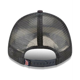 ニューエラ レディース 帽子 アクセサリー Men's Navy Boston Red Sox Trucker 9FORTY Adjustable Snapback Hat Navy
