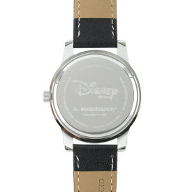 イーウォッチファクトリー レディース 腕時計 アクセサリー Disney Mickey Mouse Men's Silver Alloy Watch Black